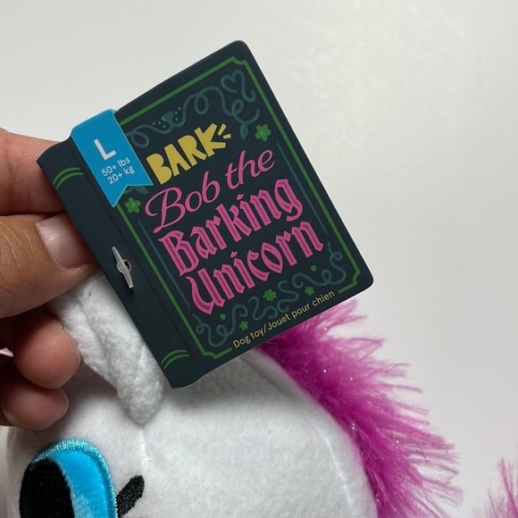 BARK Dog Toy Bob The Barking Unicorn Large - Picture 4 of 5
